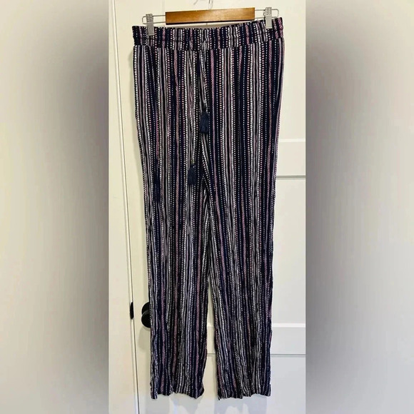 Knox Rose Pants - Knox Rose linen pants  resort wear   Beach cover up women size Large